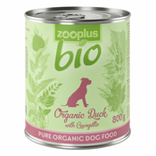 zooplus Bio raca s sladkim krompirjem in bučkami (brez žit) - 6x400 g