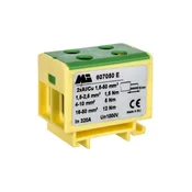 em 2-tirni tirni konektor 1,5-50 mm2 rumeno-zelen EURO multiOTL 50 2xAl/Cu 607050 E