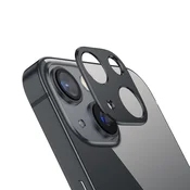 GS Kovinski ovitek za kamero za iPhone 13 mini, črn