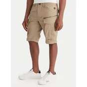 G-Star Raw Kratke hlače iz tkanine Rovic Zip D26214-5126 Zelena Relaxed Fit
