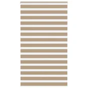Zebra zavjesa Pješcano smeda 120x230 cm Širina tkanine 115,9 cm Poliester