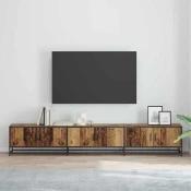 TV Jedinice 2 pcs Staro drvo 240 x 35 x 41 cm Konstruirano drvo