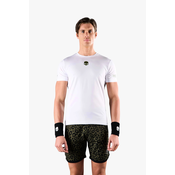 Mens T-Shirt Hydrogen Panther Tech Tee White/Military green L