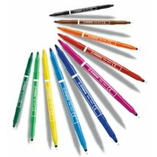 Filzstift und Fineliner in einem - STABILO Trio 2 in 1 - 10er Pack mit 10 verschiedenen Farben
