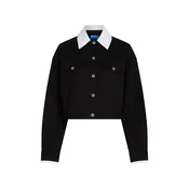 KARL LAGERFELD JEANS Prehodna jakna  črna / bela