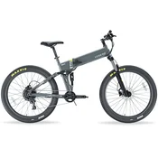 Legend eBikes LEGEND Etna SR – zložljivo električno gorsko kolo 27,5”, sivo, do 100 km, (5000137403)