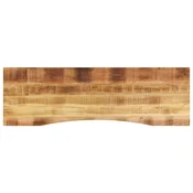 Vidaxl Mizna plošča ukrivljena 160x50x2,5 cm trden mangov les