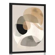 Plakat abstraktne oblike No2 - 40x60 black