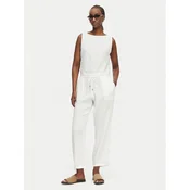 LAUREN RALPH LAUREN Komplet zgornjega dela in hlač Double Gauze 20617192 Bela Regular Fit