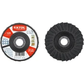 EXTOL Lamelni disk, nagnjen, iz abrazivnega karbidnega flisa, premer 125 mm, P320-zelo fin 8803385