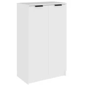 Vidaxl Omarica za čevlje bela 59x35x100,5 cm konstruiran les
