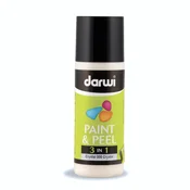 Barva za steklo, ki se odlepi DARWI Paint & Peel 3v1 80 ml - prosojna