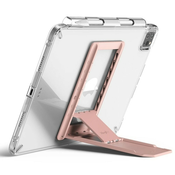 Stojalo za tablico Ringke Outstanding - zložljivo stojalo z lepilno podlogo za pokončno postavitev tabličnega računalnika - peach pink