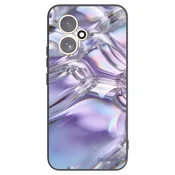 Silikonski črni ovitek za Honor 400 5G - Iridescent bubbles