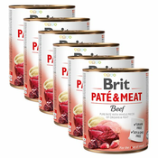 Konzerva Brit Paté & Meat Beef 6x800 g