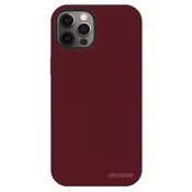 Fashion Case MagSafe za Apple iPhone 12 - Burgundy red