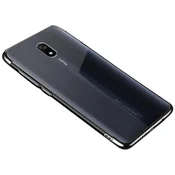 HURTEL Prozorna barvna torbica željasta torbica z kovinskim okvirjem Xiaomi Redmi 8A črna
