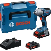 BOSCH Akumulatorski udarni vijačnik GDS18V-450P (2× 4,0 Ah, L-BOXX) 06019K4302