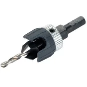 WOL Wolfcraft 2544000 - 3,2-12mm Screw Starter With Countersink and Depth Stop