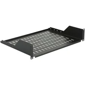 2U 19 350 mm montažna polica za omaro RACK, črna, RAS210BL