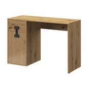 Uredski stol Akron N100 S vratima, S ladicama, 82x120x50cm, Craft hrast