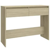 Vidaxl Konzolna mizica 100x35x76,5 cm iverna plošča