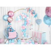shumee Pastelno beli rojstnodnevni baloni 12 cm 100 kosov.