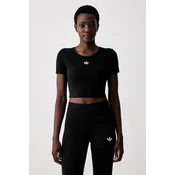 adidas Originals crop top ženski z viskozo Essentials