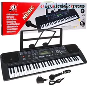 Djecji klavir MQ-6152UFB sa stalkom za note + mikrofon