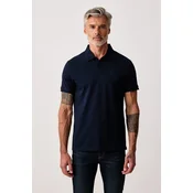 Calvin Klein Jeans Polo majica Classic Monogram LV04RD255G Mornarsko modra Regular Fit
