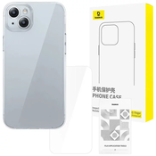 Baseus Clear Case iPhone 15 + tempered glass