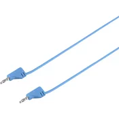 VOLTCRAFT zelo prilagodljivMerilni kabel[Laminirani moški konektor 2 mm-Laminirani moški konektor 2 mm]0.6 m Modra MSB-200 2.2 A