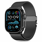 PAS ZA URO TECH-PROTECT MILANO APPLE WATCH 6/7/8/9/10/SE/ULTRA 1/2 (44/45/46/49 MM) BLACK