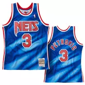 Dražen Petrović 3 New Jersey Nets 1990-91 Mitchell & Ness Swingman dres