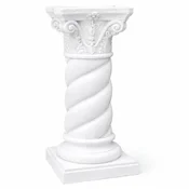 Casa Padrino baroque garden decoration column white H. 70 cm - Baroque style garden decoration