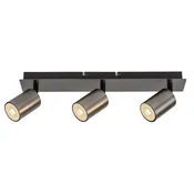 Rabalux Plafonska spot lampa Gerhard, 3xGU10, Crna