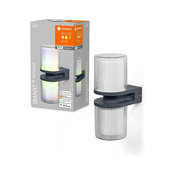 LEDVANCE SMART+ LEDVANCE SMART WiFi Zunanja svetlobna luč Updown Wall - Sodobni - temno siva, bela, prozorna - Kovina