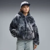 PUMA Street Glam Highloft Oversized Jacket Women, Clothing, Inky Depths, XS