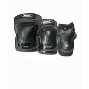 Roces JR VENTILATED 3-PACK, štitnici za rolanje, crna 3013522