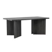 Miza Dallas 4496 (Črna) Črna, 75x90x180cm, MDF plošča, MDF plošča