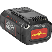 Wolf Garten WOLF-Garten LYCOS 40/250 A #2.5AH 90WH 49AP401-650 akumulatorsko električno orodje 40 V 2.5 Ah, (20412178)