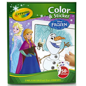 Crayola Frozen: Knjiga za bojanje s obojenim naljepnicama