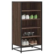 Stalak za cipele boja hrasta 48x38x97,5 cm konstruirano drvo