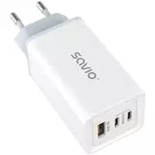 Savio LA-07 65W bijeli punjač za mrežu (LA-07)