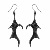 Uhani ALCHEMY GOTHIC - Wings of Midnight - E463