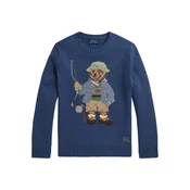 Polo Ralph Lauren Pulover 323B18571001 Mornarsko modra Regular Fit