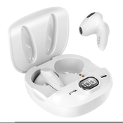 LINQ Brezžicne Bluetooth slušalke, komplet za prostorocno telefoniranje, upravljanje na dotik, LinQ - bele, (20918261)
