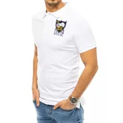Polo shirt embroidered with white Dstreet