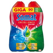 Somat Excellence Duo gel za perilicu posuda, 2 x 810 ml