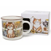 Velika porcelanasta skodelica 400 ml CAT CATS darilna škatla